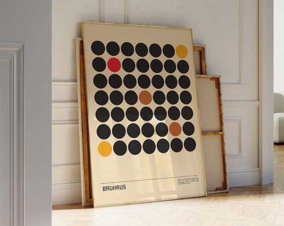 Trippy Wall Art Bauhaus Poster Bauhaus Wall Art Exhibition Poster Cool Posters Trending Now Extra Large Wall Art Apartment Wall Art
