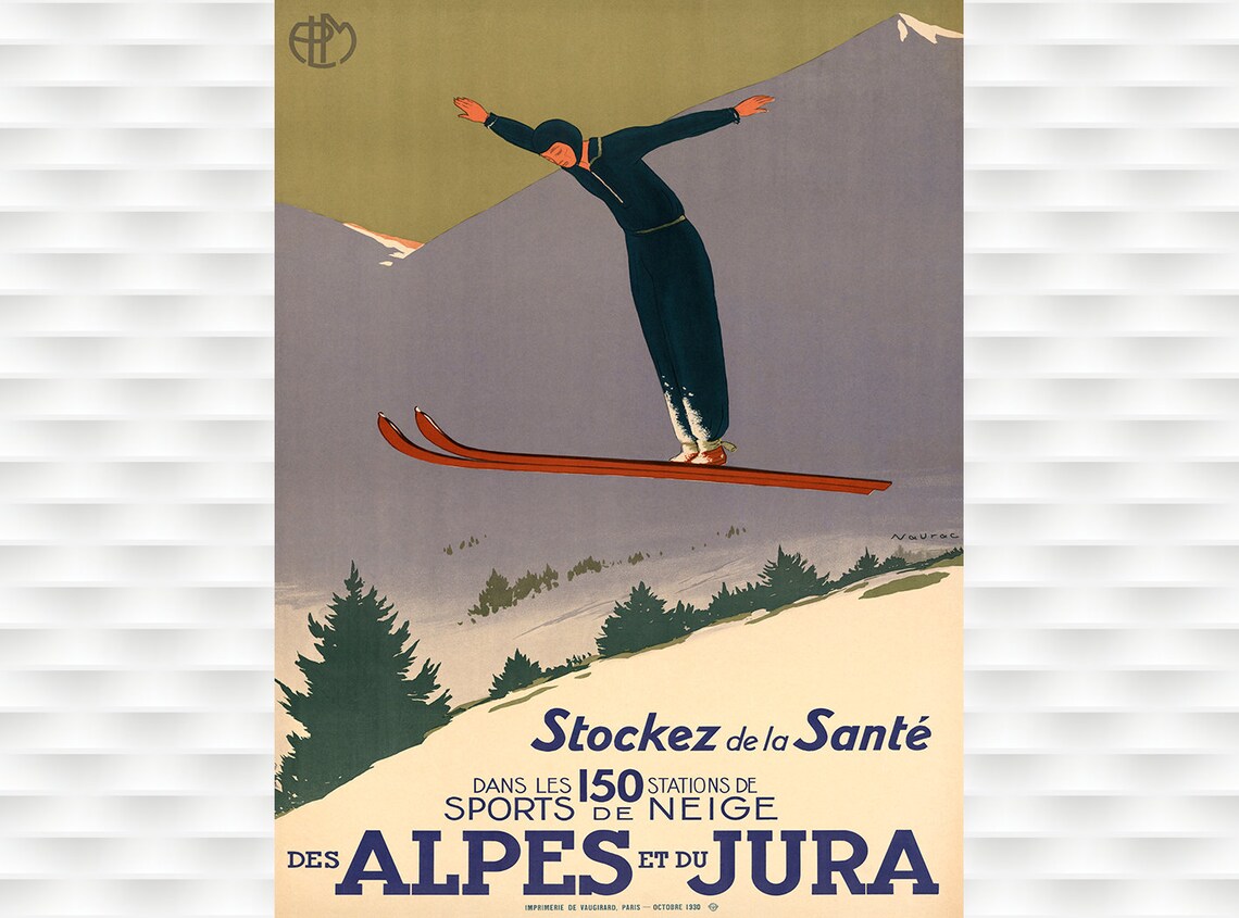 Alps Et Du Jura Travel Poster