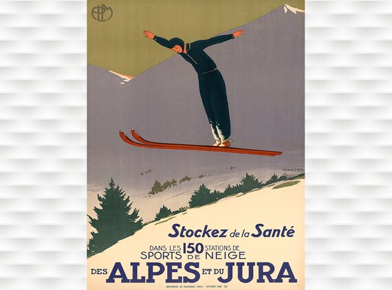 Alps Et Du Jura Travel Poster