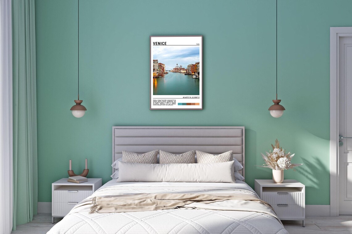 Venice Italy Grand Canal and Salute Dome Waterfront Photo Poster - Image 5