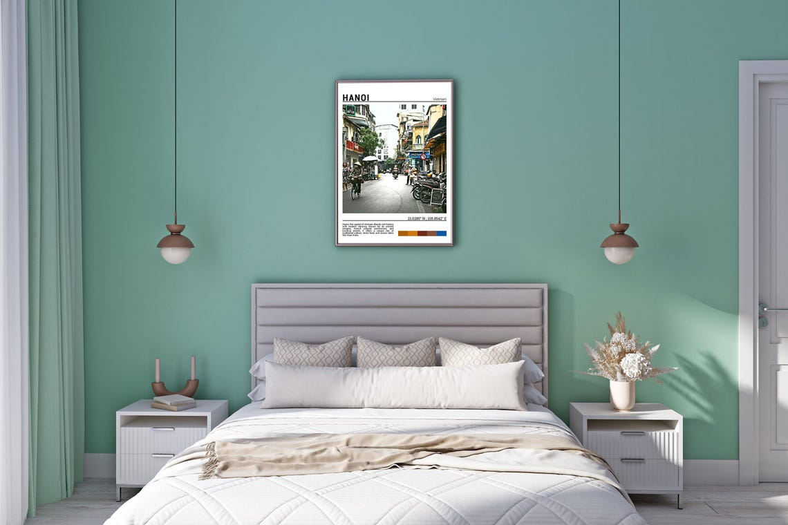 Hanoi Print Hanoi Poster Hanoi Wall Art Hanoi Travel Hanoi Art Print Hanoi Photo Hanoi Art Vietnam Artwork - Image 5