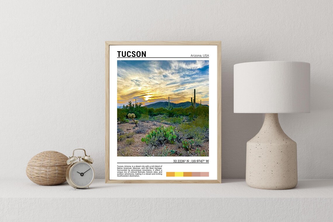 Tucson Travel Poster Print, Arizona Wall Art - Image 2
