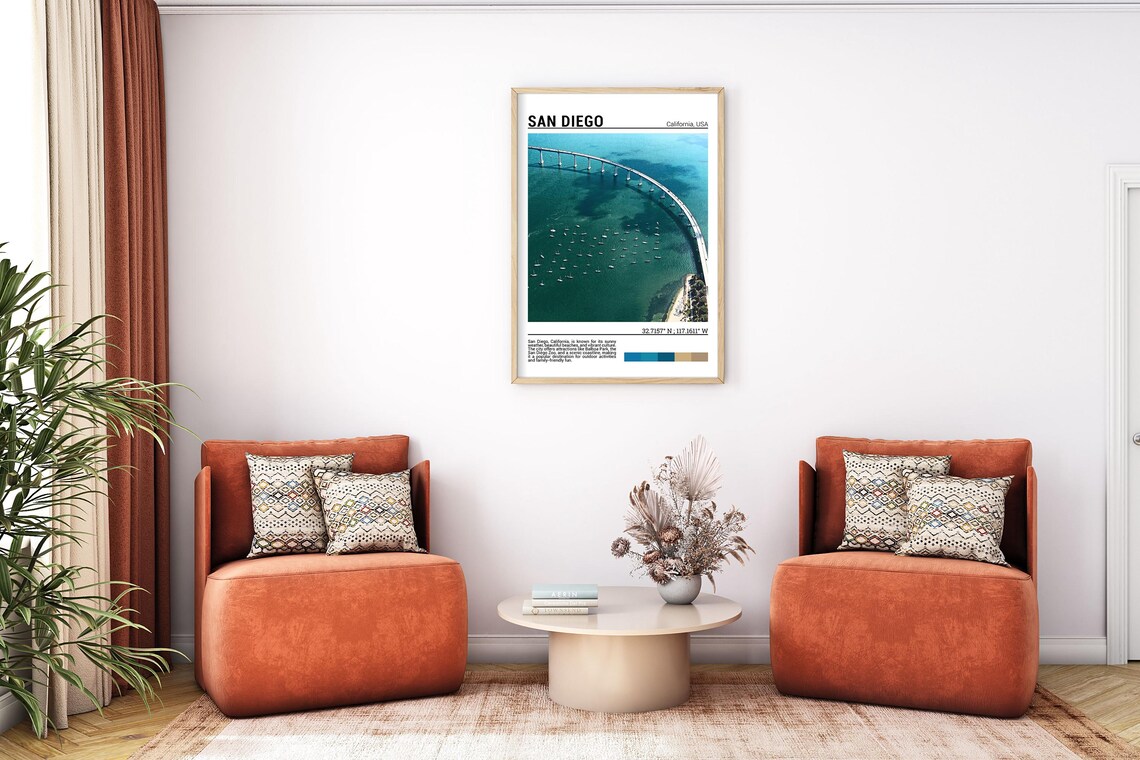 San Diego Travel Poster, Place for Your Wall - Image 7