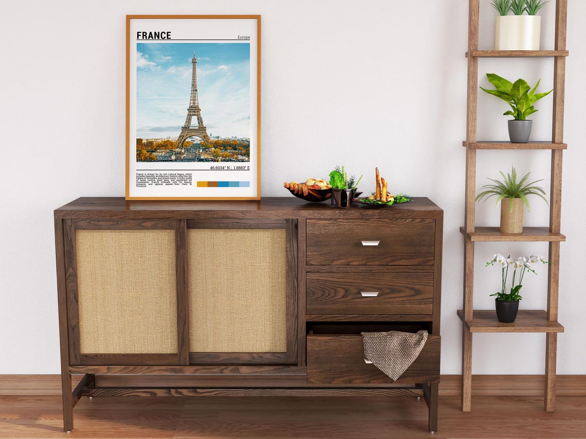 France Wall Art France Poster Print France Travel Poster France Photography France Art Print Black And White France Eiffel Tower - Image 6