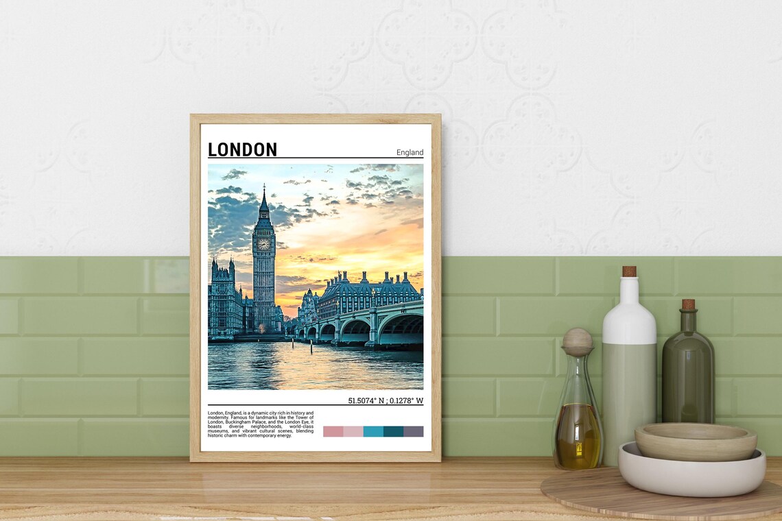 London Photography Travel Poster - Image 3