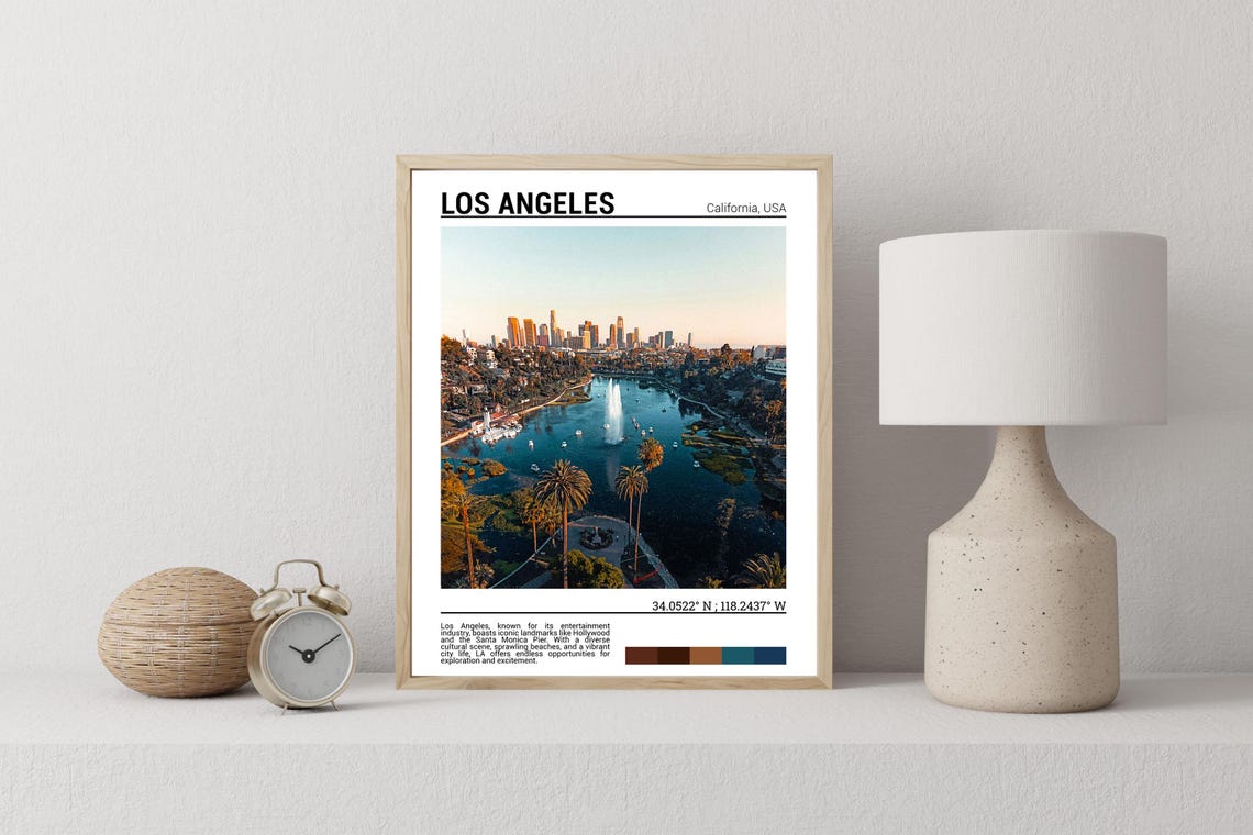 Los Angeles Print Los Angeles Photo Los Angeles Poster Los Angeles Art Los Angeles Poster Print Californiausa - Image 2