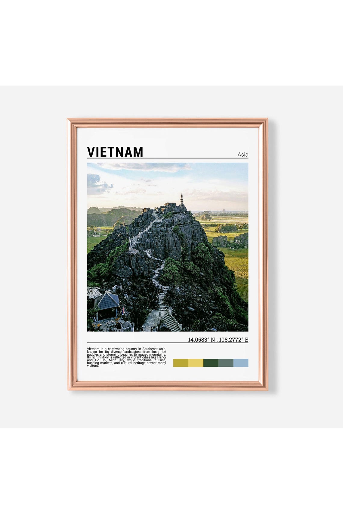 Vietnam Poster Print Vietnam Photography Vietnam Photo Vietnam Poster Wall Art Vietnam Wall Art Vietnamasia