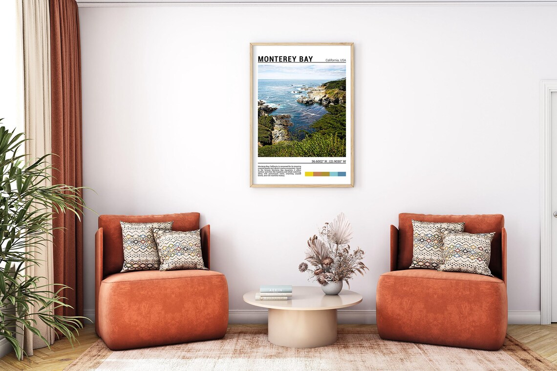 Monterey Bay Print Monterey Bay Poster Monterey Bay Wall Art Monterey Bay Travel Monterey Bay Art Print Monterey Bay Photo - Image 7
