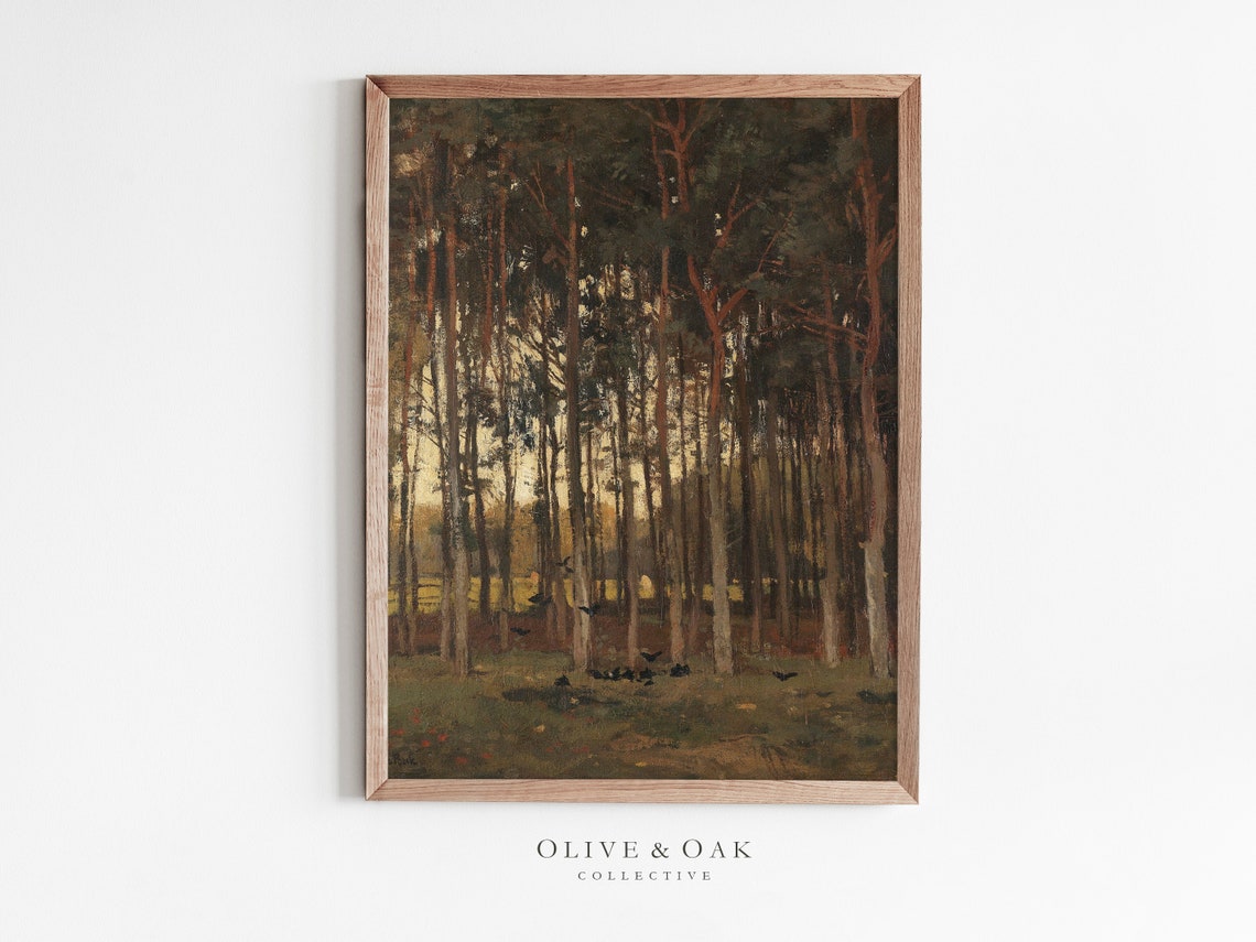 Autumn Landscape Painting Art Print