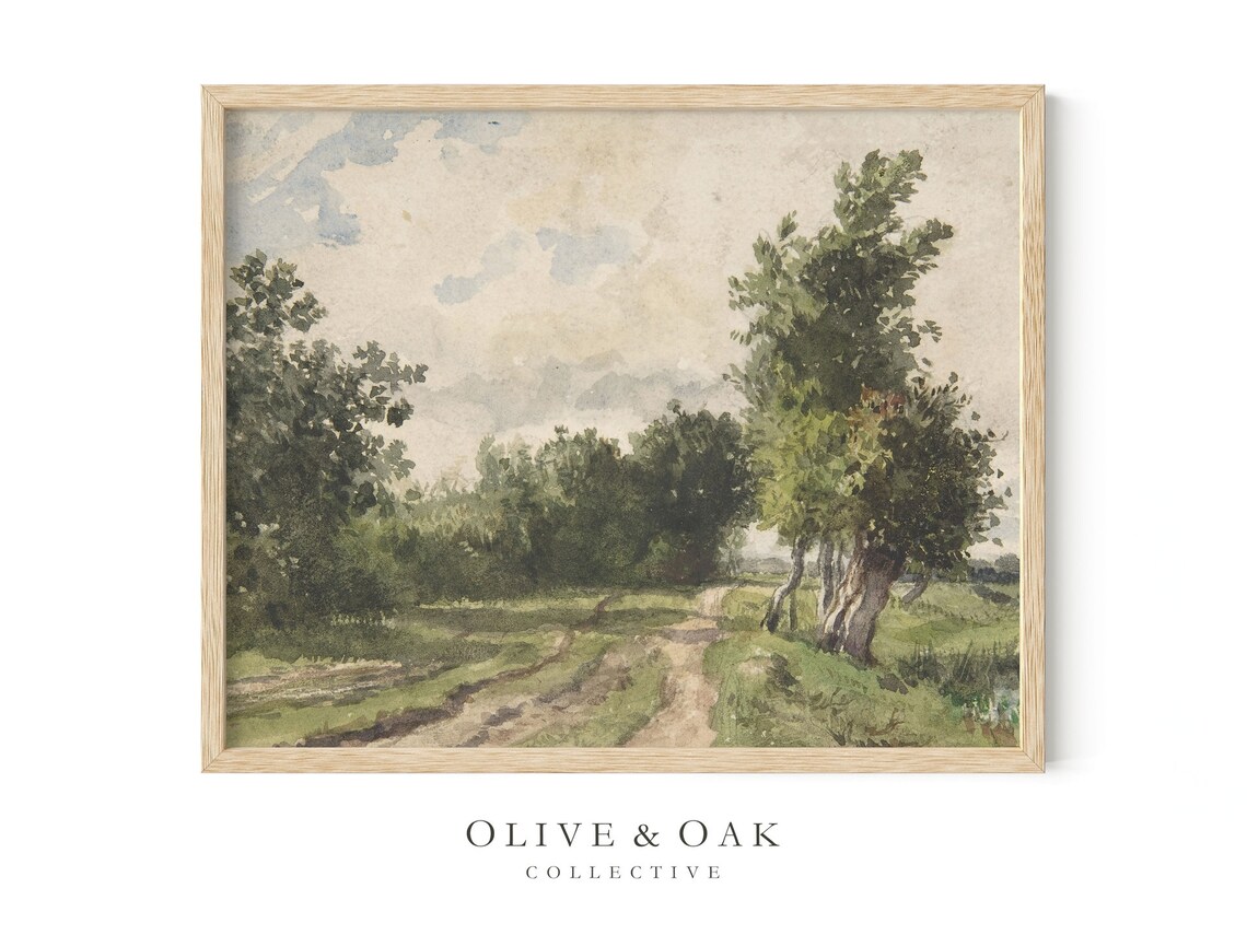 Country Landscape - Vintage Farmhouse - Image 4