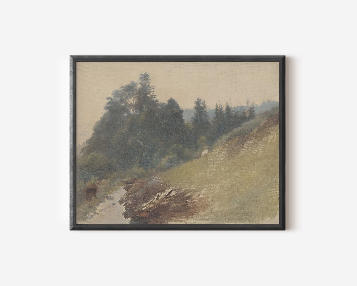 Rustic Mountain Landscape Art Print, Cabin Decor - Image 3