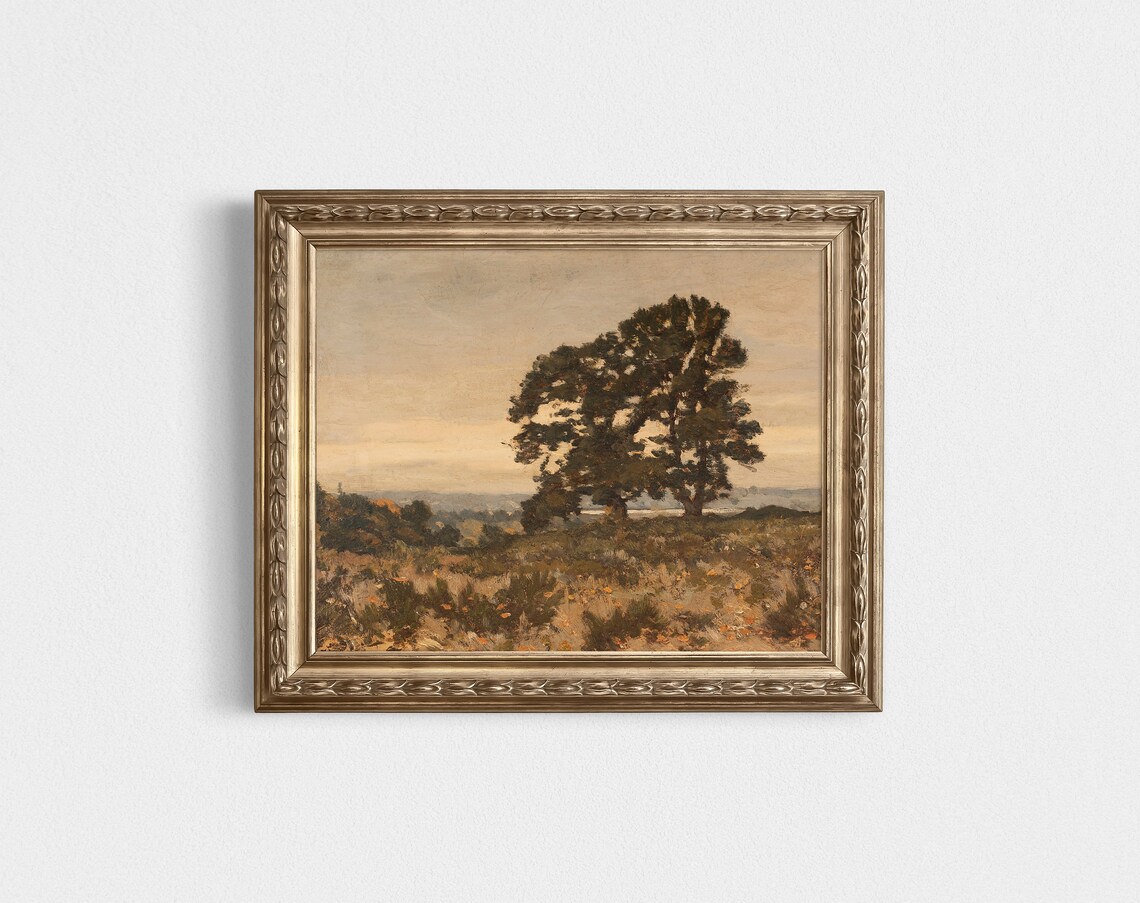 Modern Fall Decor Autumn Landscape Art Print - Image 2