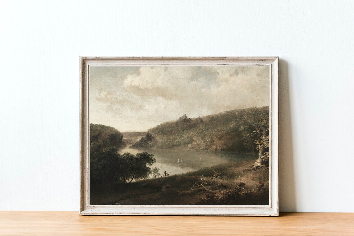 Rustic Landscape Vintage Decor Art Print - Image 2