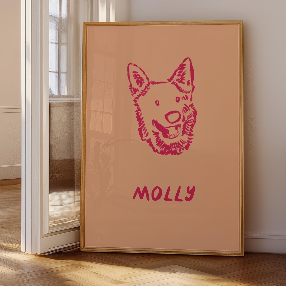 Custom Dog Portrait, Badly Drawn Pet Art - Image 2