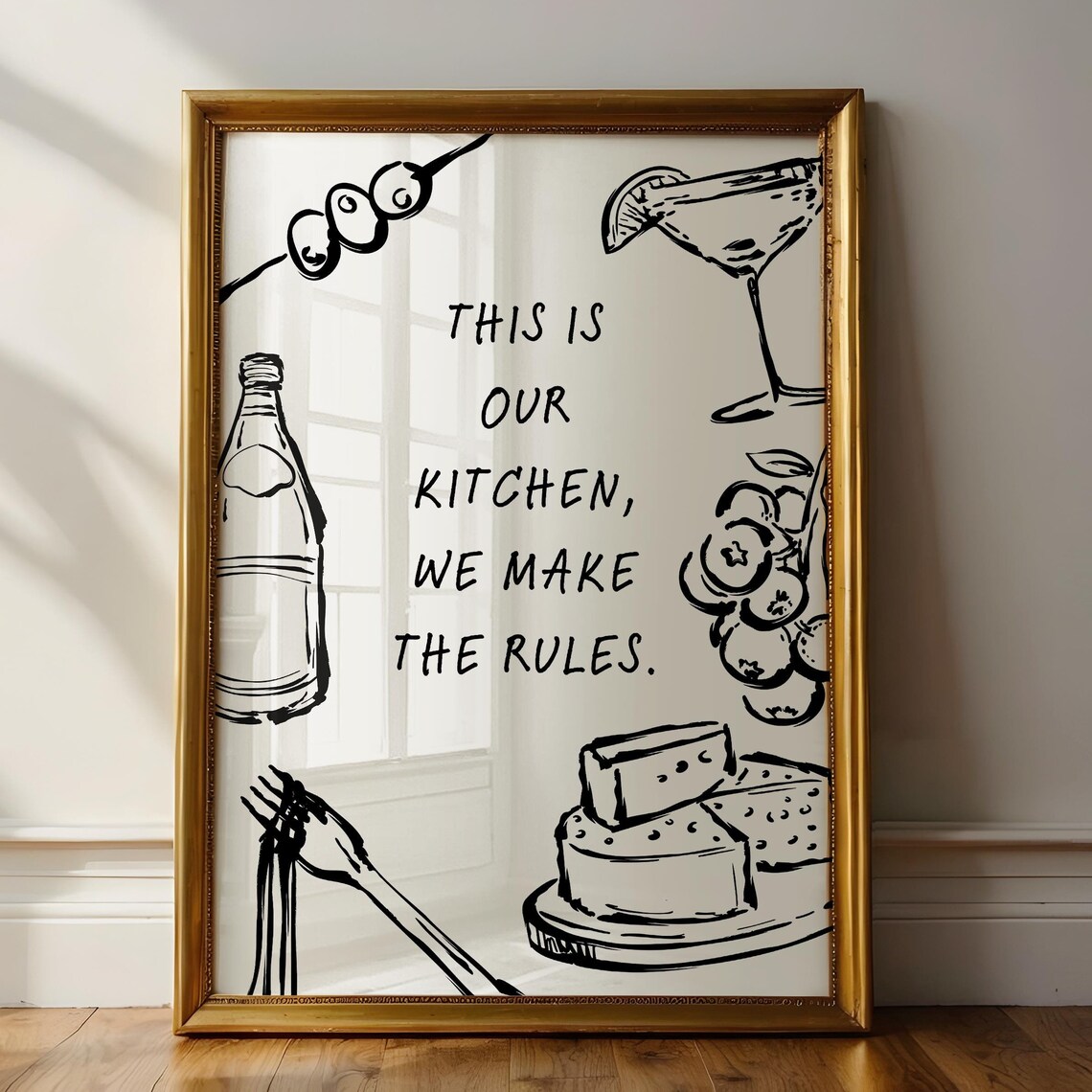 Our Kitchen We Make The Rules Kitchen Decor