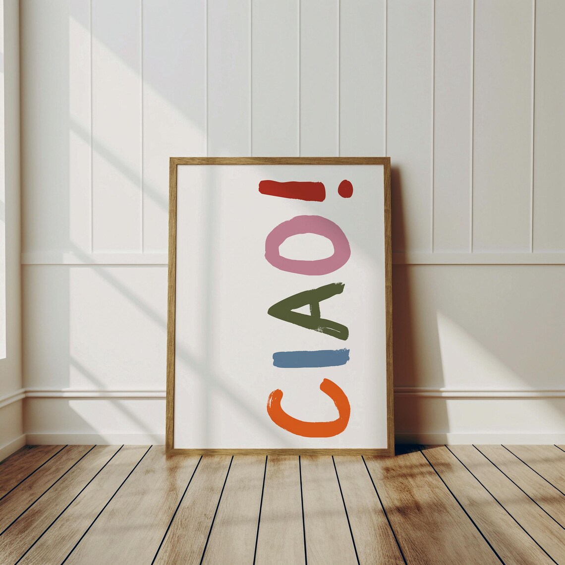 Ciao Print, Retro Vintage Italian Quote Art Poster - Image 2