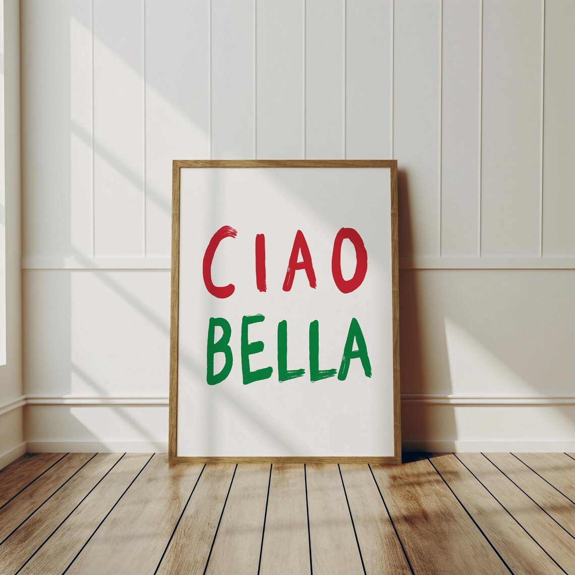 Ciao Print Ciao Wall Art Retro Vintage Wall Poster Maximalist Italy Funky Art Bar Cart Art Italian Quote Wall Art Ciao Bella Prints Sign - Image 3