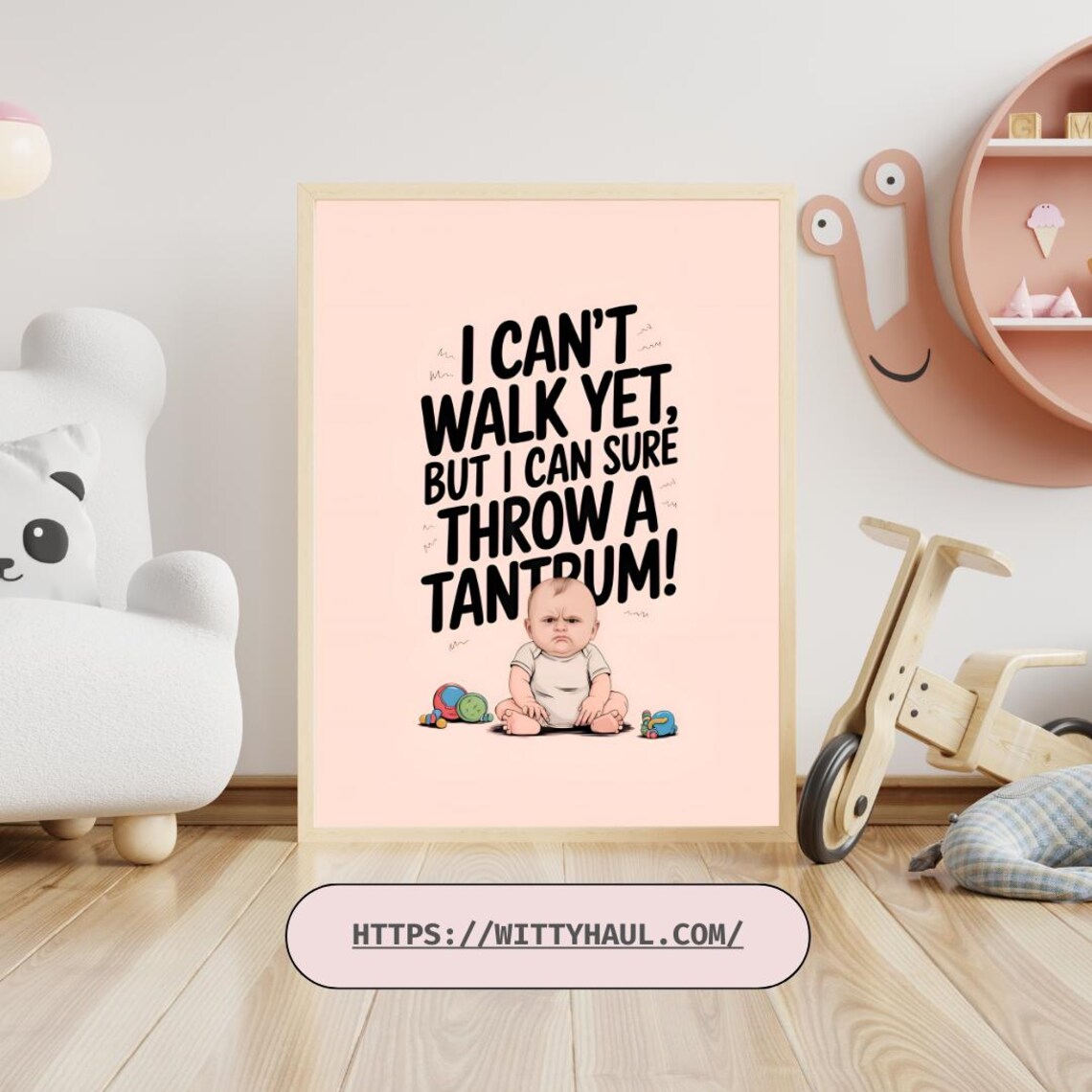 Baby Nursery Wall Art, Funny Nursery Artwork - Image 6