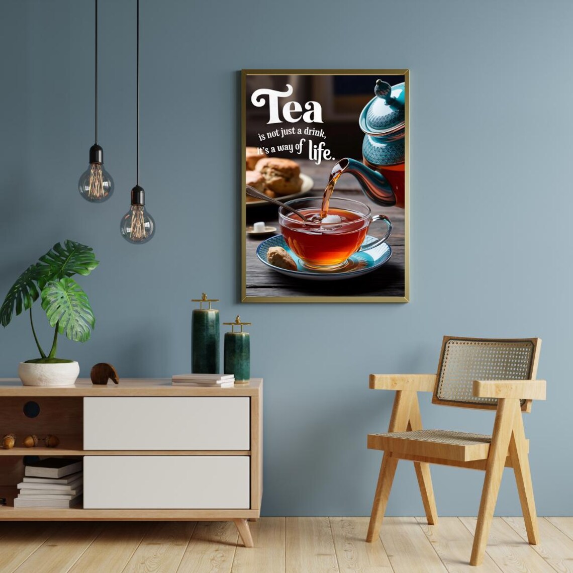 Tea Wall Art, Tea Lover Gift Poster - Image 4