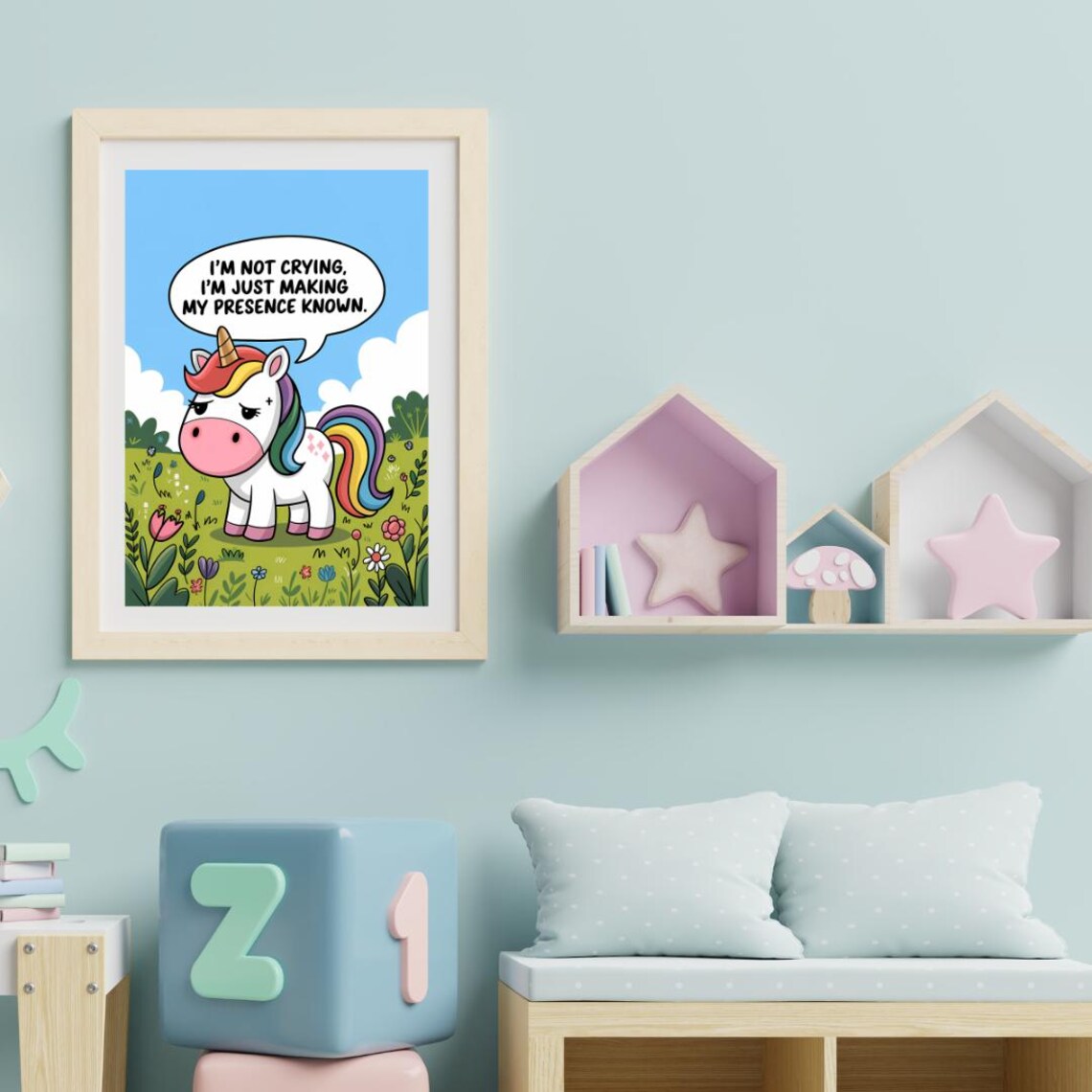 Funny Baby Nursery Art Print, New Parent Gift - Image 4