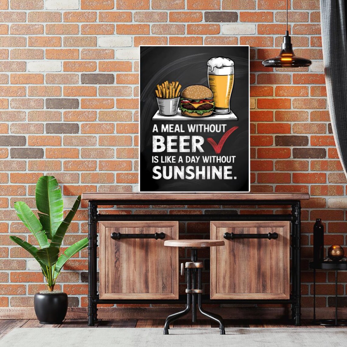 Beer Humor Wall Art Print, Beer Lover Gift - Image 5