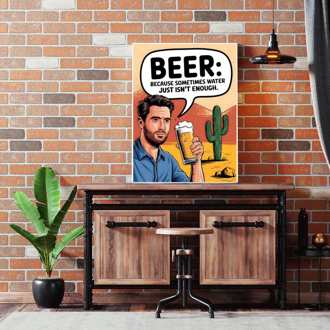 Beer Humour, Funny Beer Jokes Art Print - Image 5