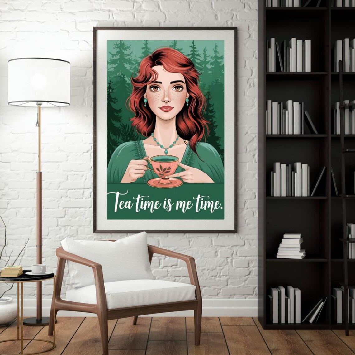 Tea Humor Art Print, Tea Lover Decor - Image 4