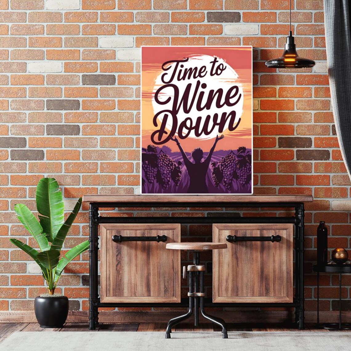Wine Quote, Modern Bar Cart Art Print - Image 5