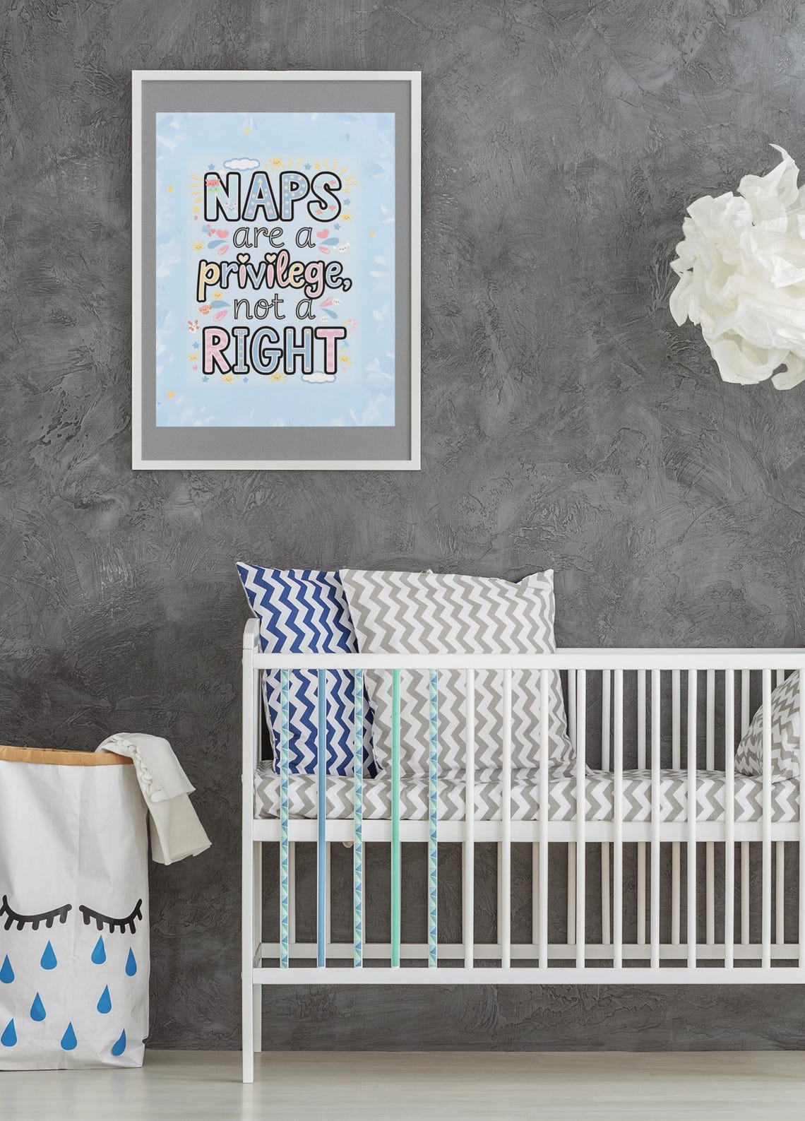 Baby Nursery Wall Art Funny Room Decor Cute Prints New Parent Gifts Funny Nursery Artwork Baby Shower Gifts Kids Room Wall Art - Image 5
