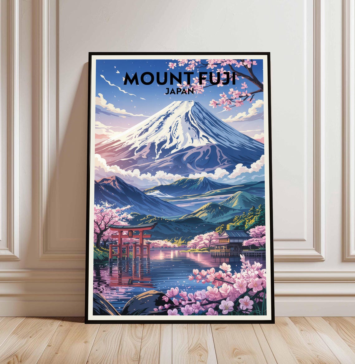 Mount Fuji Japan Art Print Japanese Poster Digital Download