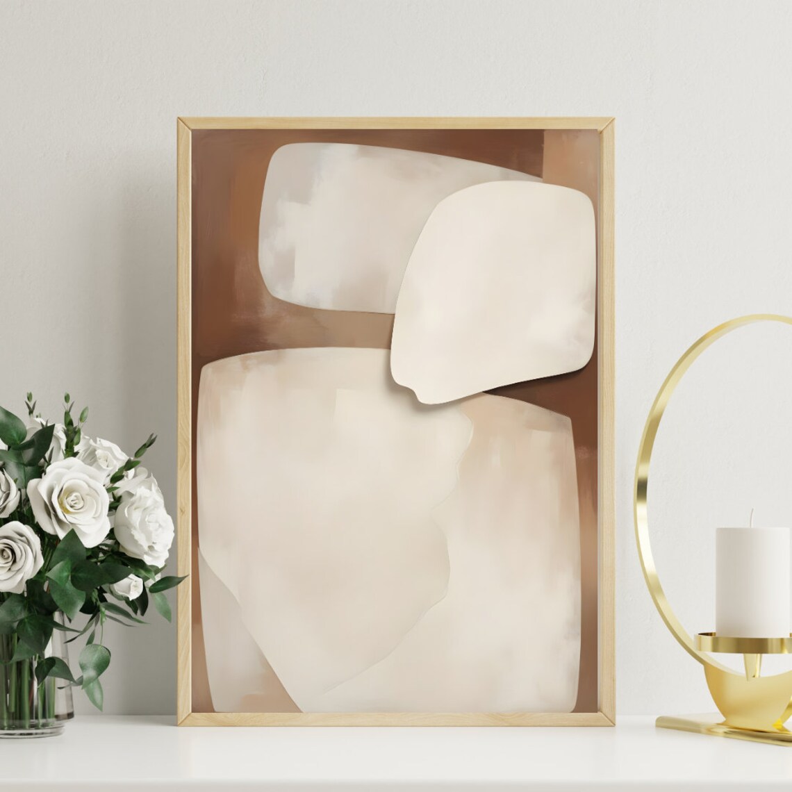 Modern Abstract Geometric Wall Decor, Wall Art Print - Image 3