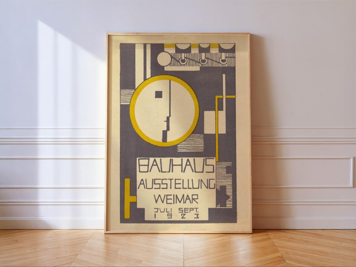 Bauhaus Weimar Exhibition - Modern Graphic Print