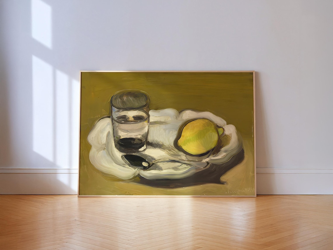 Henri Matisse Still Life With Lemon, Kitchen Art Print