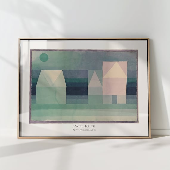 Three Houses - Bauhaus Abstract