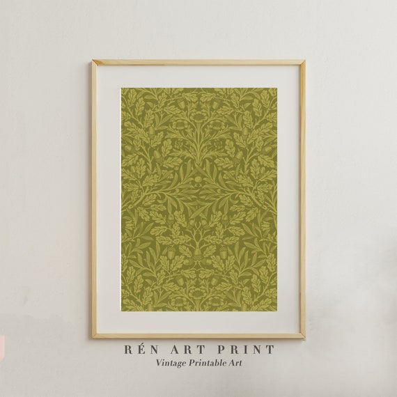 Vintage Textile Wall Art Antique Tapestry Art Print Modern Farmhouse Eclectic Wall Art