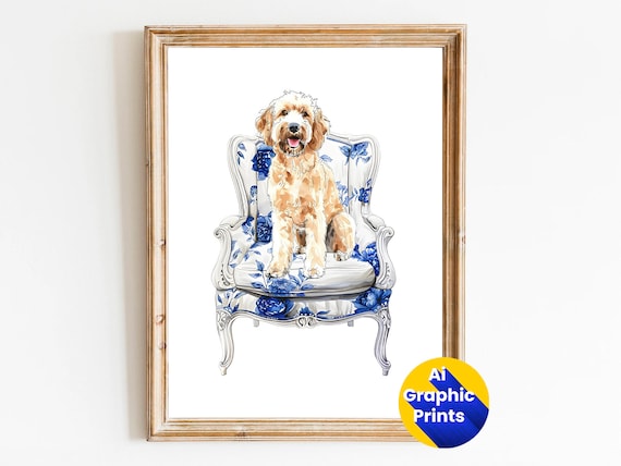 Golden Doodle - Retro Travel Poster