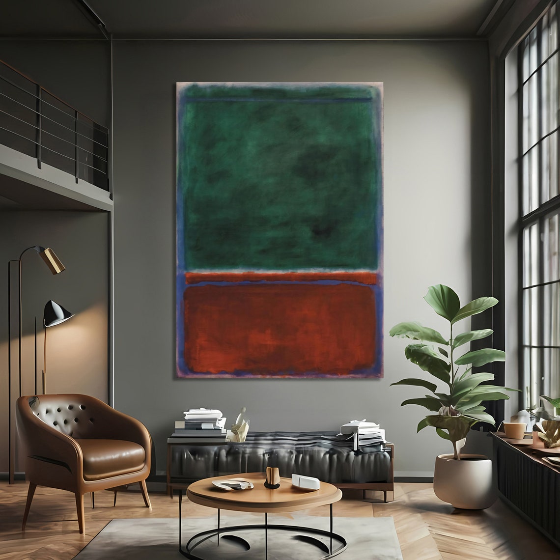 Mark Rothko Style Abstract Art Print - Image 3