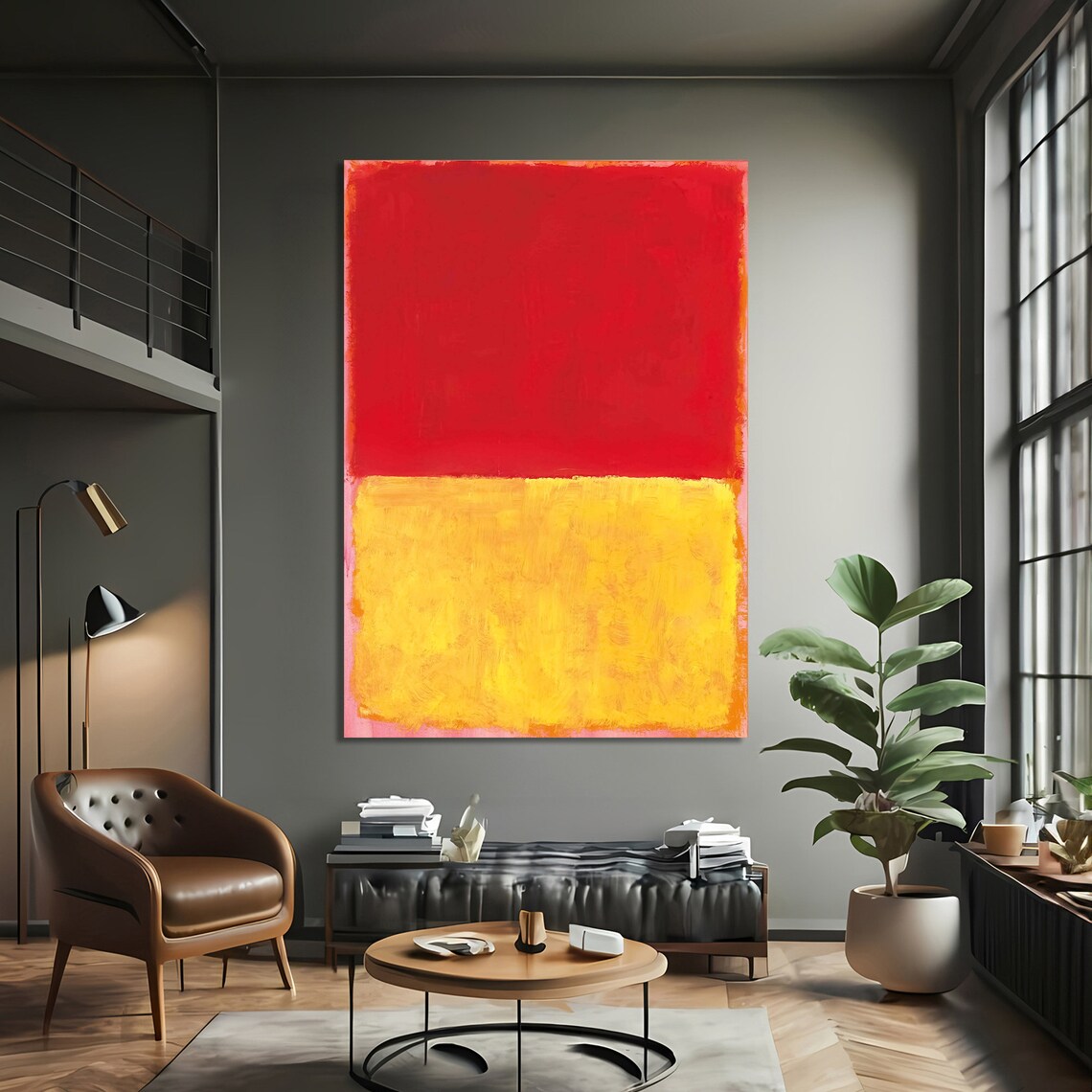 Mark Rothko Style Abstract Art Print, Modern Decor - Image 2