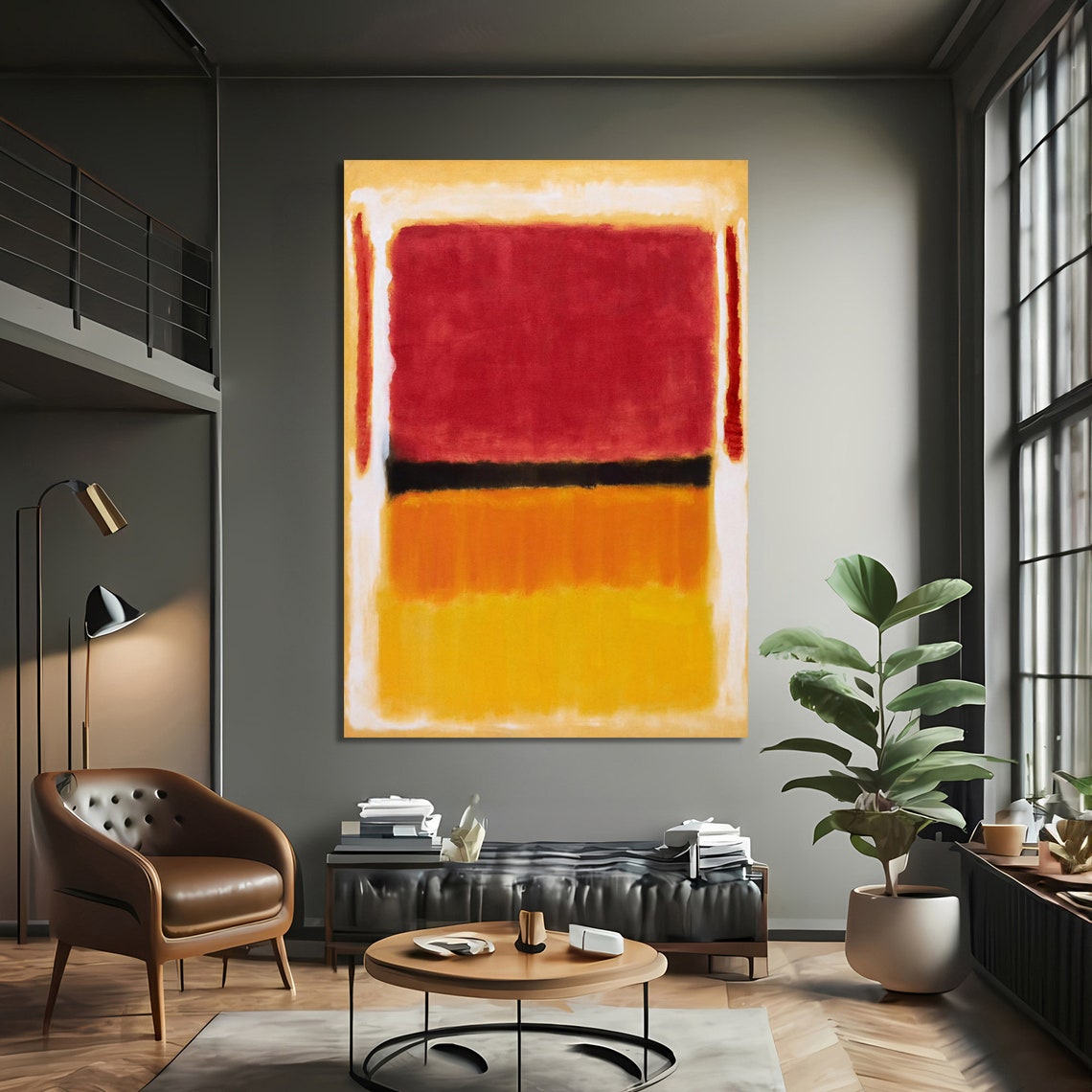 Mark Rothko Style Abstract Art Print - Image 3
