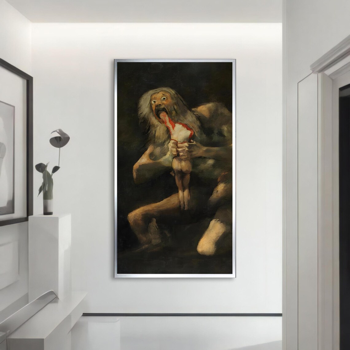 Saturn Devouring His Son, Goya Mythological Art - Image 2