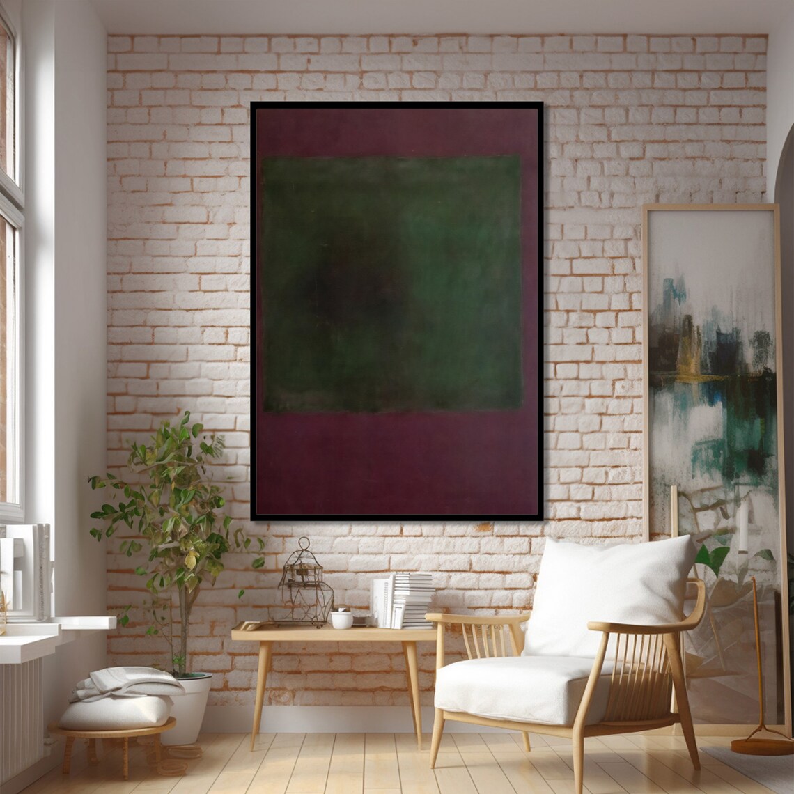 Mark Rokhto Inspired Abstract Art, Minimalist Decor - Image 2