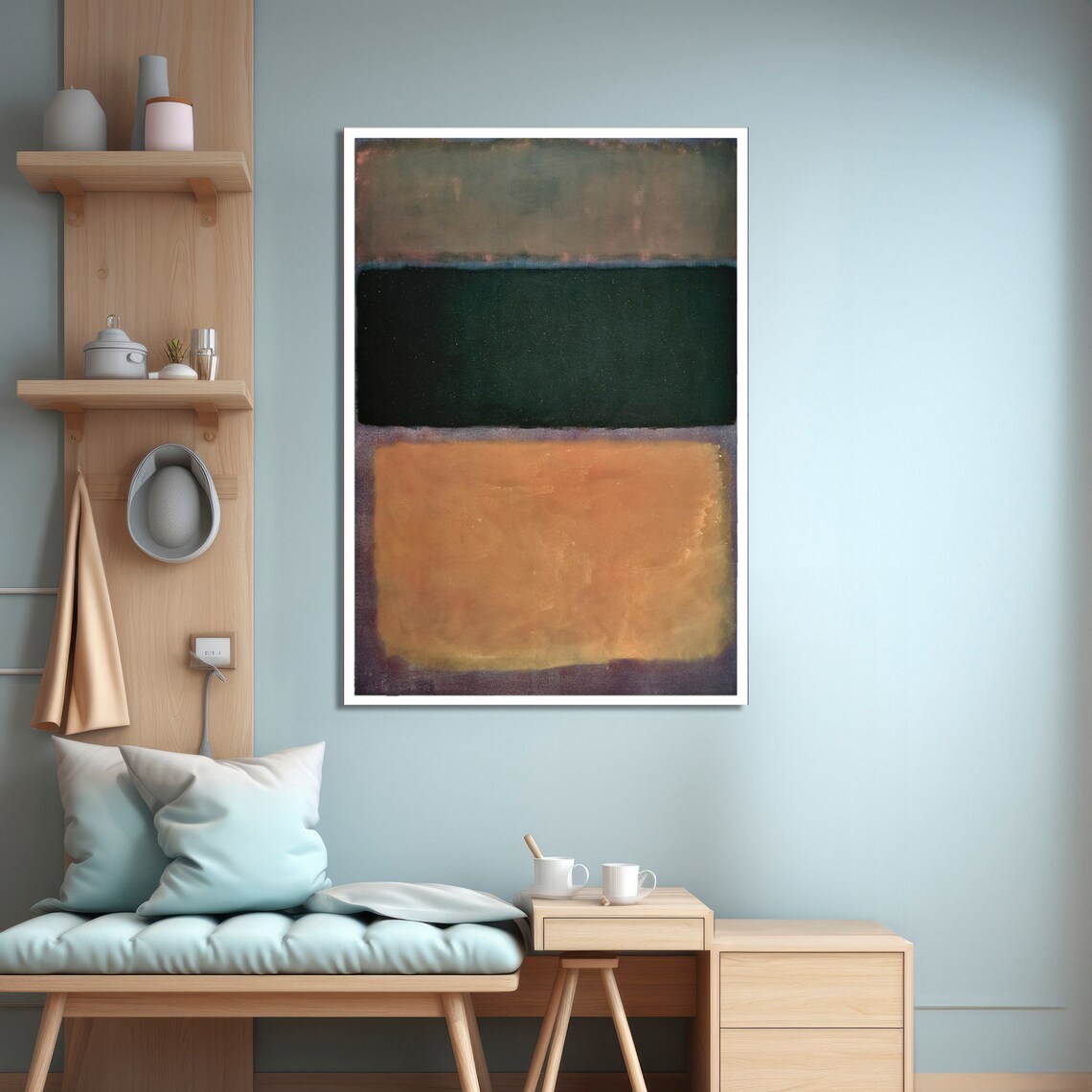 Mark Rothko Style Abstract Art Print, Modern Home Decor - Image 4