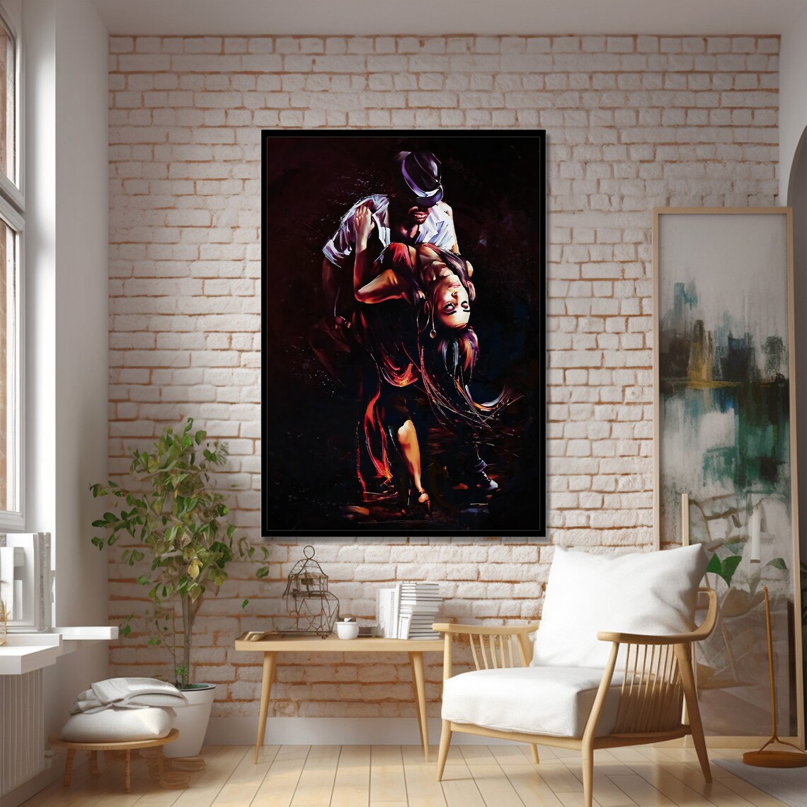 Dynamic Tango Dance Poster, Passionate Studio Decor - Image 2