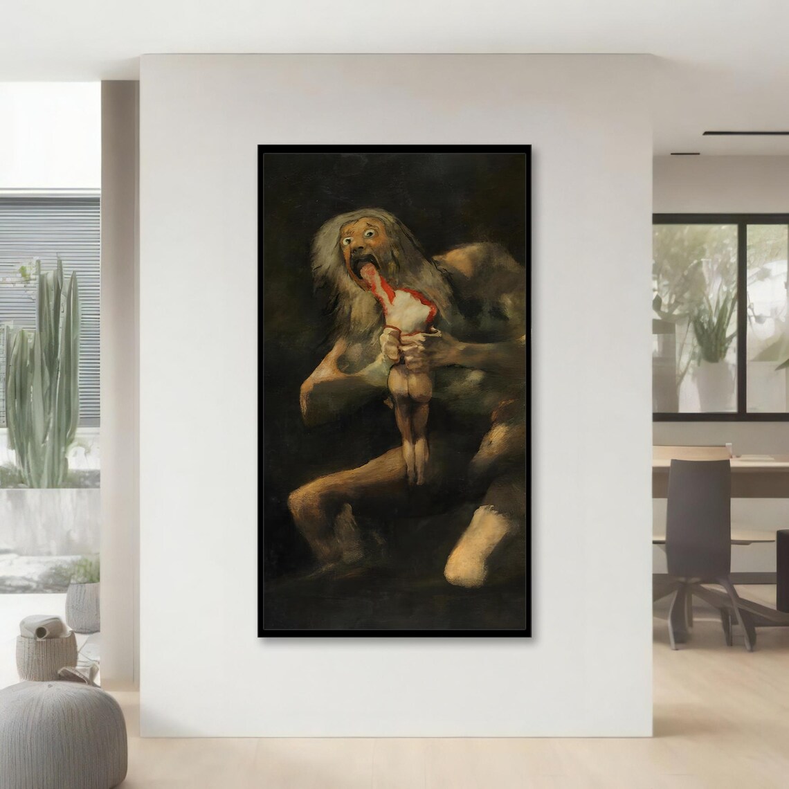 Saturn Devouring His Son, Goya Mythological Art - Image 4