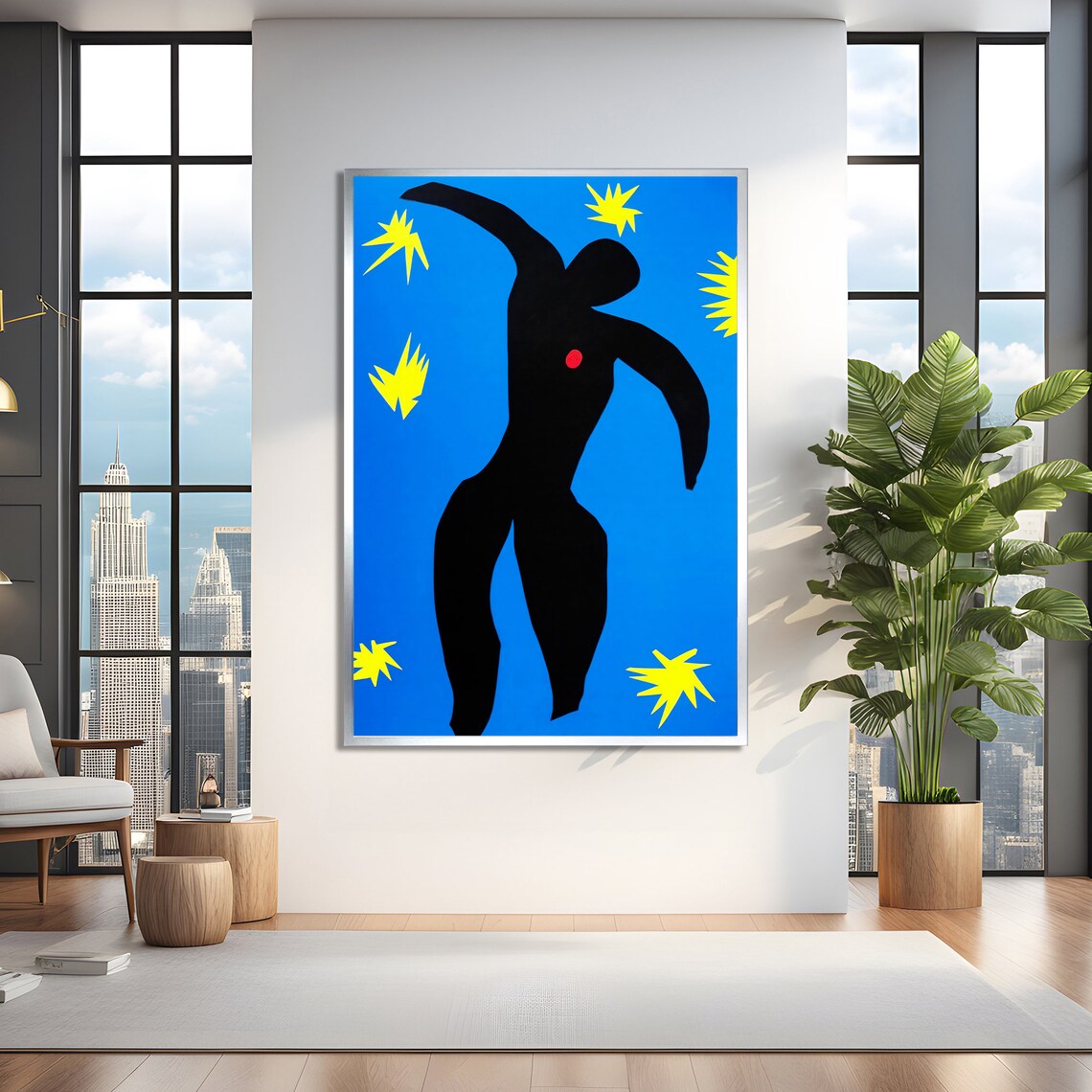 Henri Matisse Inspired Dance Silhouette Art Print - Image 2