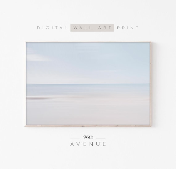 Ocean Landscape, Beach Photography Art Print