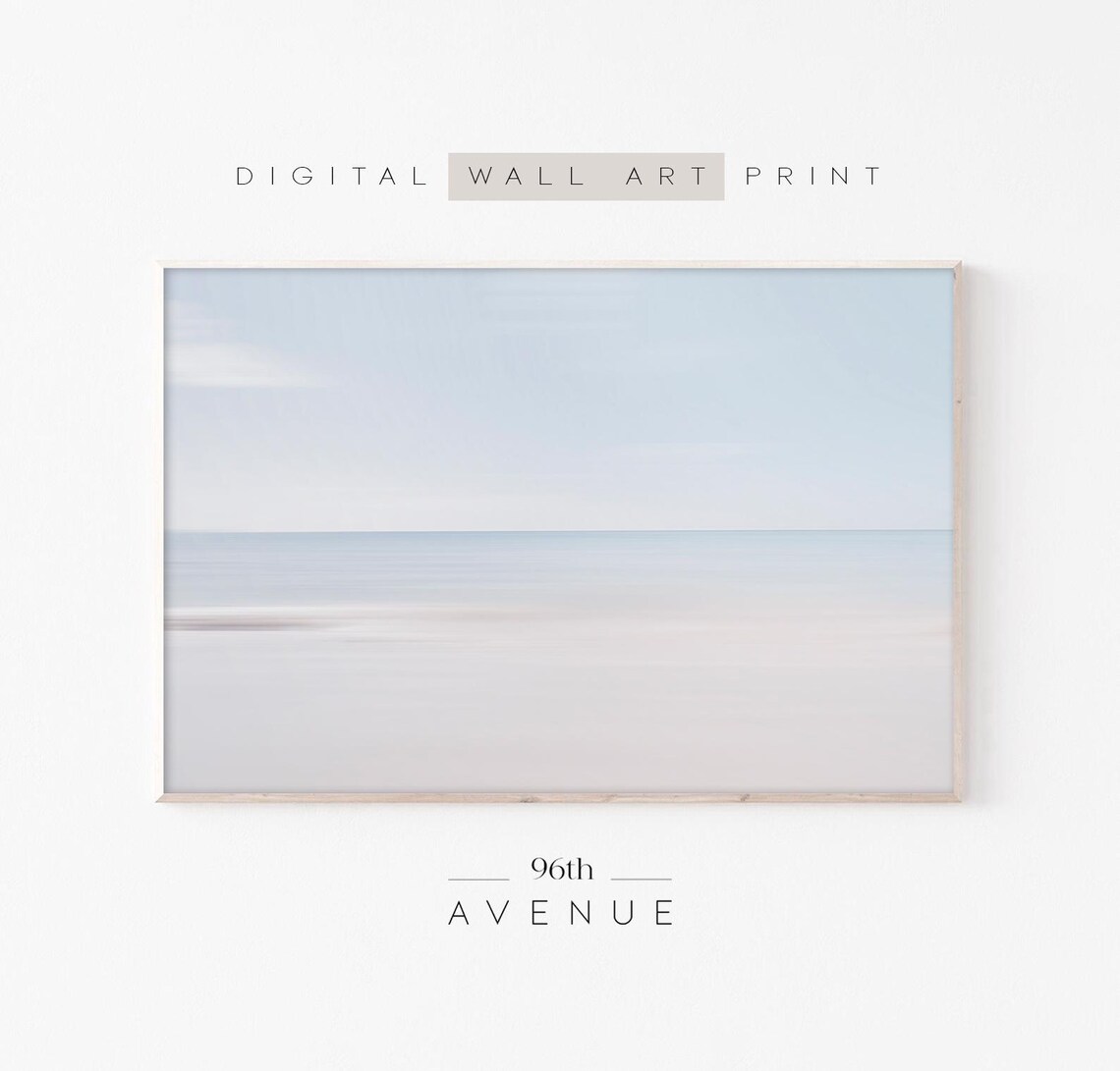 Ocean Landscape, Beach Photography Art Print