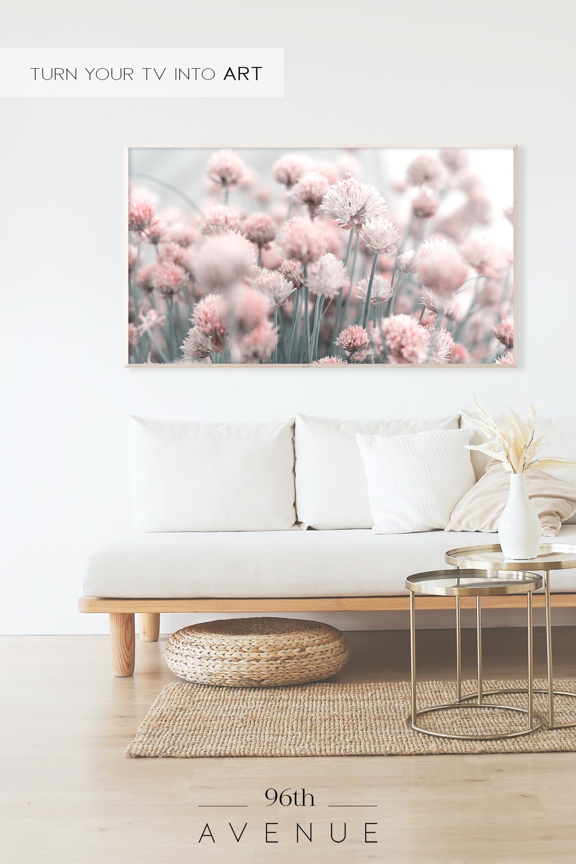 Spring Floral Art Print for TV Art Display - Image 2