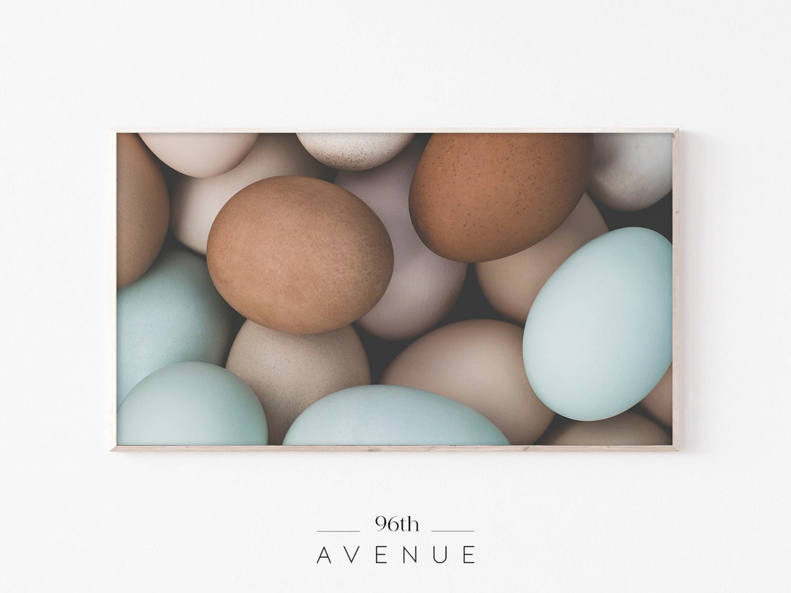 Easter Eggs TV Art, Instant Art Print
