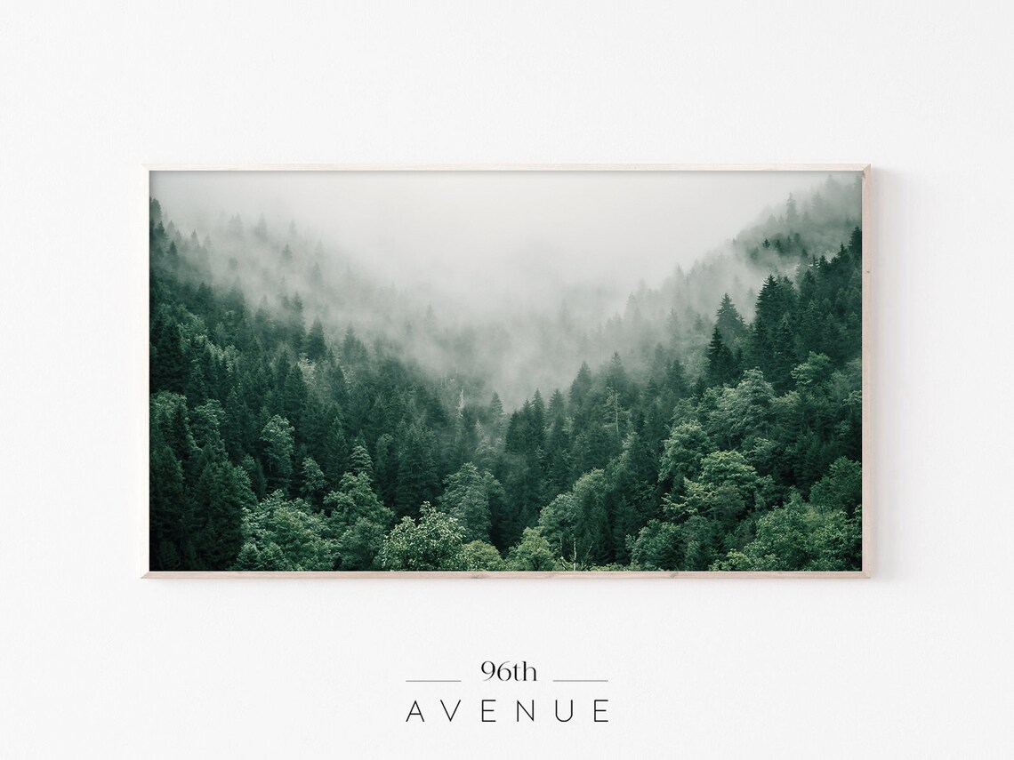Foggy Forest Art Print
